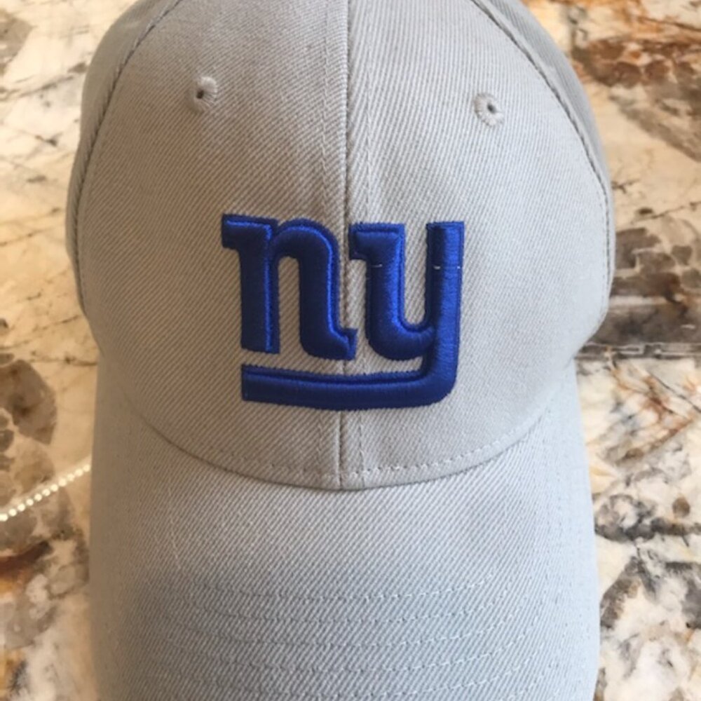 Gray New York Giants Hat Used In Great Condition
